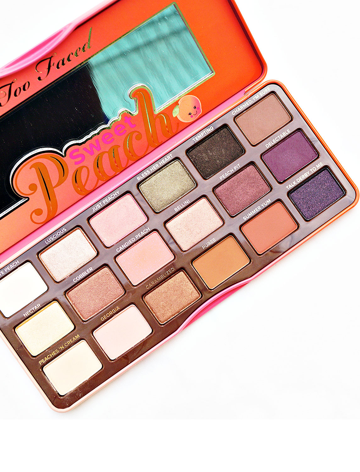 ｜新品試用｜Too Faced Sweet Peach眼影 水蜜桃香味好濃好香啊！