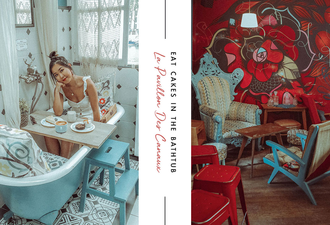 在浴缸裡吃蛋糕 巴黎必去網紅店  La Pavillon Des Canaux